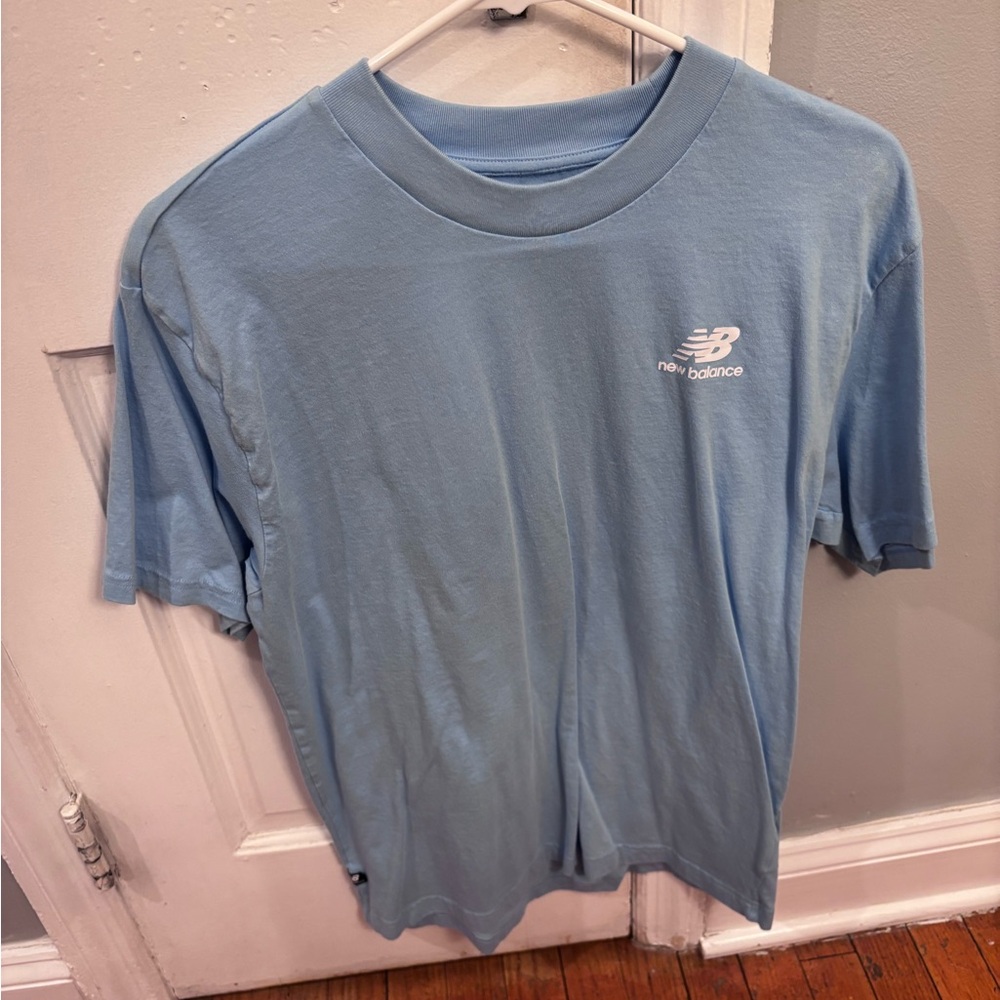 New Balance Men's Sky Blue Short Sleeve Tee